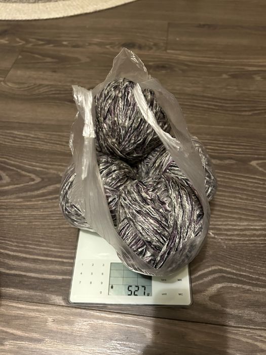 Włóczka melanż boucle 500 gram