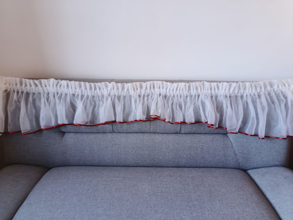 Firanka woalowa, lambrekin 6m, nowa