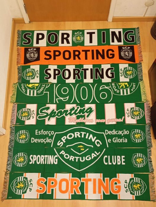 Sporting Clube Portugal cachecol novo oficial futebol, escolhe o teu!