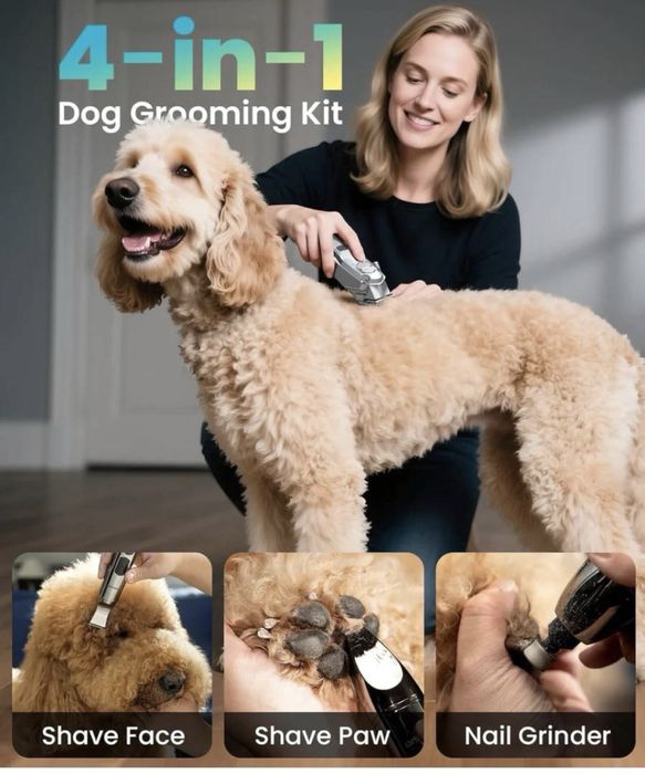 професійний набір для повного домашнього грумінгу Oneisall 4-in-1 Pet Grooming Kit (модель PC15