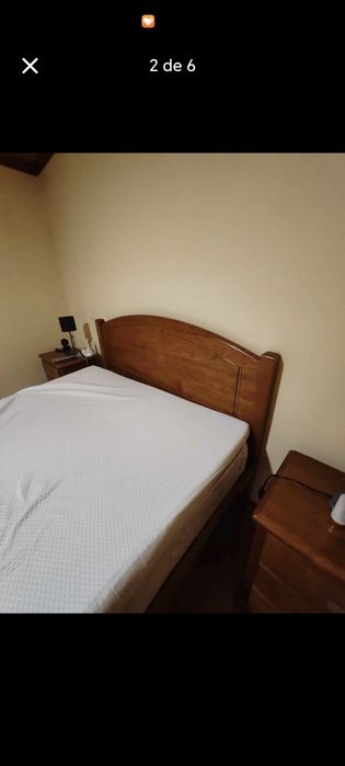 Quarto de casal em madeira