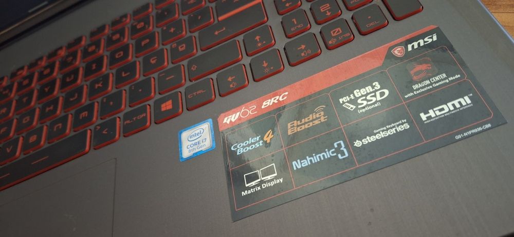 [INFORMÁTICA] - Computador portátil MSi GV62 8RC MS-16JF