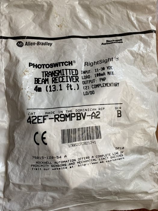 Фотоелектричний датчик Allen-Bradley 42EF