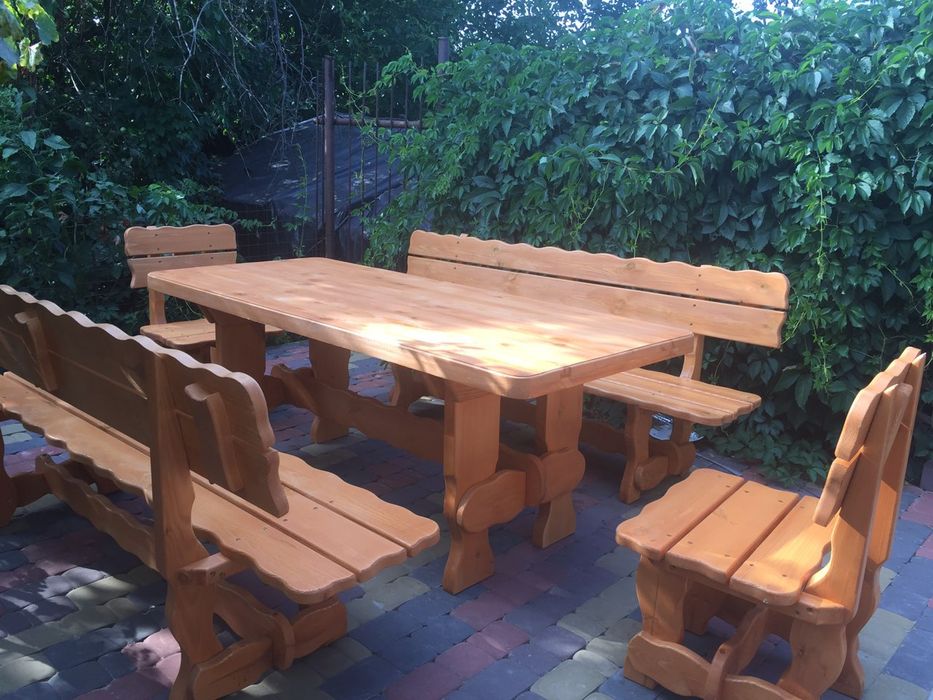 Мебель з дерева, баров,кафе,саун,бани,садовая мебель, под ваш размер.