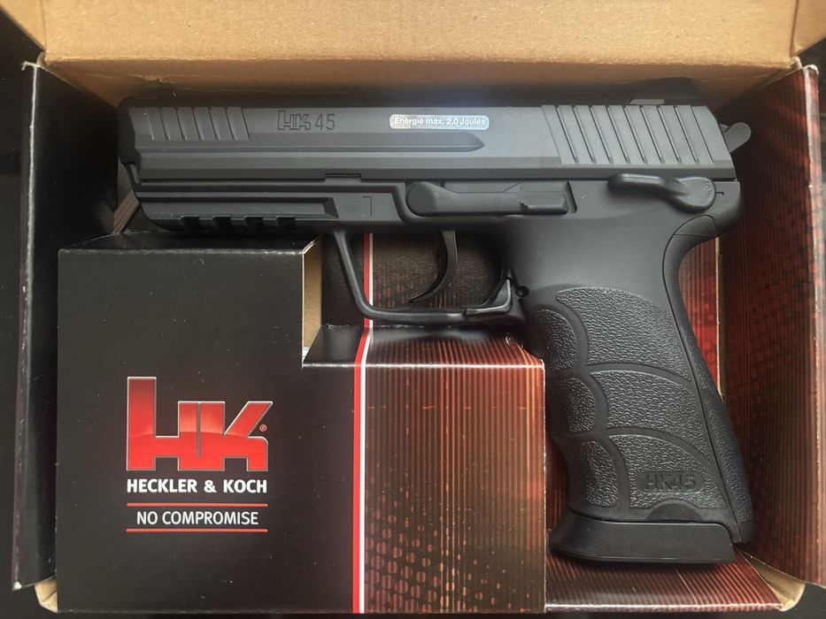 Pistola Airsoft HK45 (Nova)