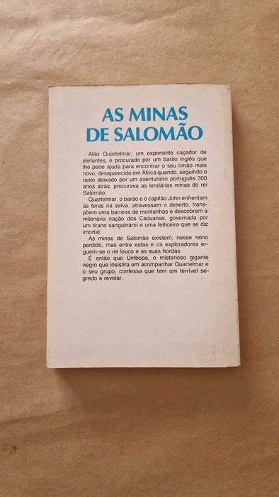Livro "As minas de Salomão" de Eça de Queiroz