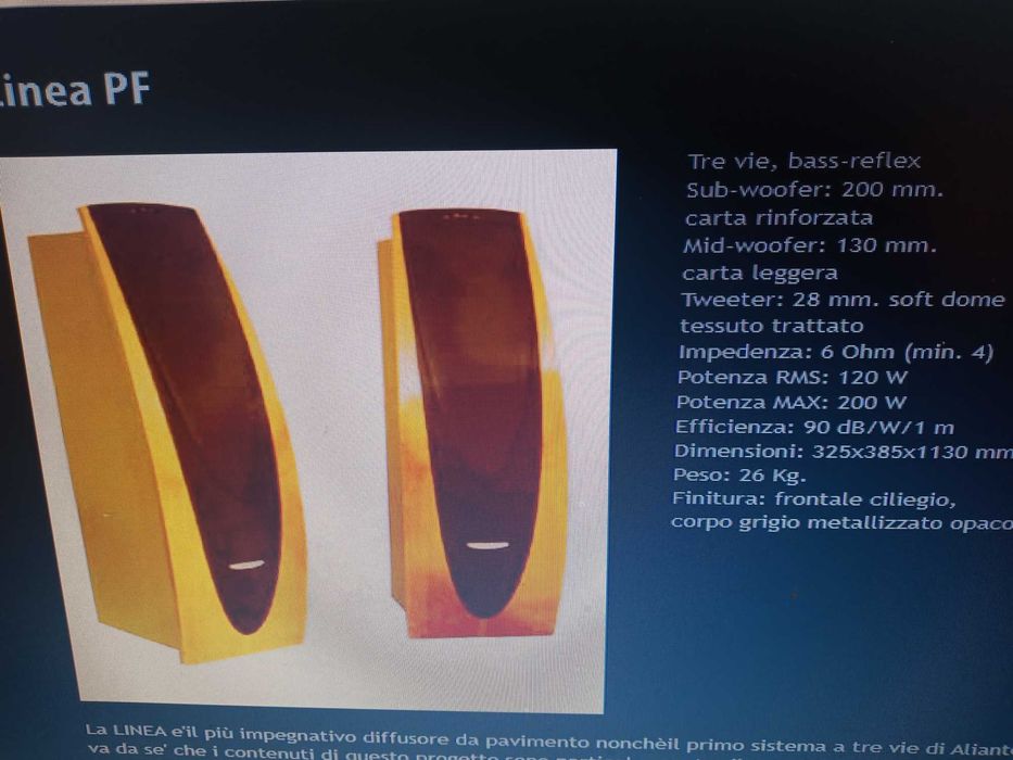 Colunas   italianas Aliante Linea PF