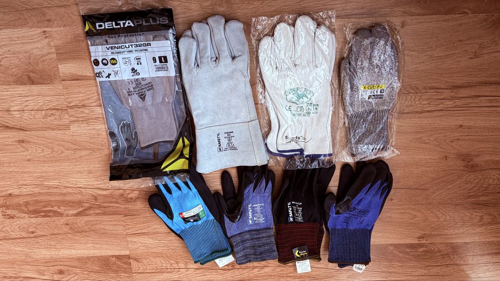 Rękawice rozmiar 9/7 par i rozmiar 11/1para