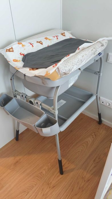 Banheira com Trocador Chicco Cuddle & Bubble