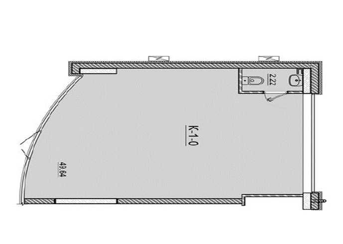 Commercial real estate at st. Kulikovo pole pl Oktyabrskoy revolyutsii pl (area 51 m²) - Atlanta.ua - photo 2