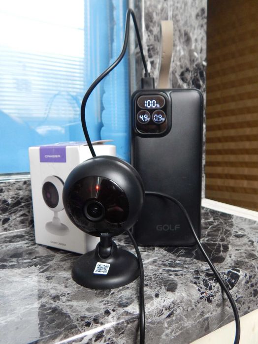 Вайфай смарт камера спостереження кольорова зі звуком і мікрофоном