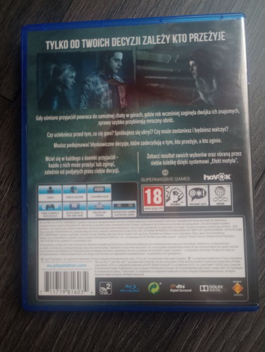 Until Dawn PS4 PL