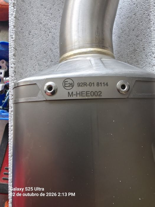 Silenciador Akrapovič para a Honda CB1000R/CB1000RA SC80,+2018 homologação E26 92R-01 8114