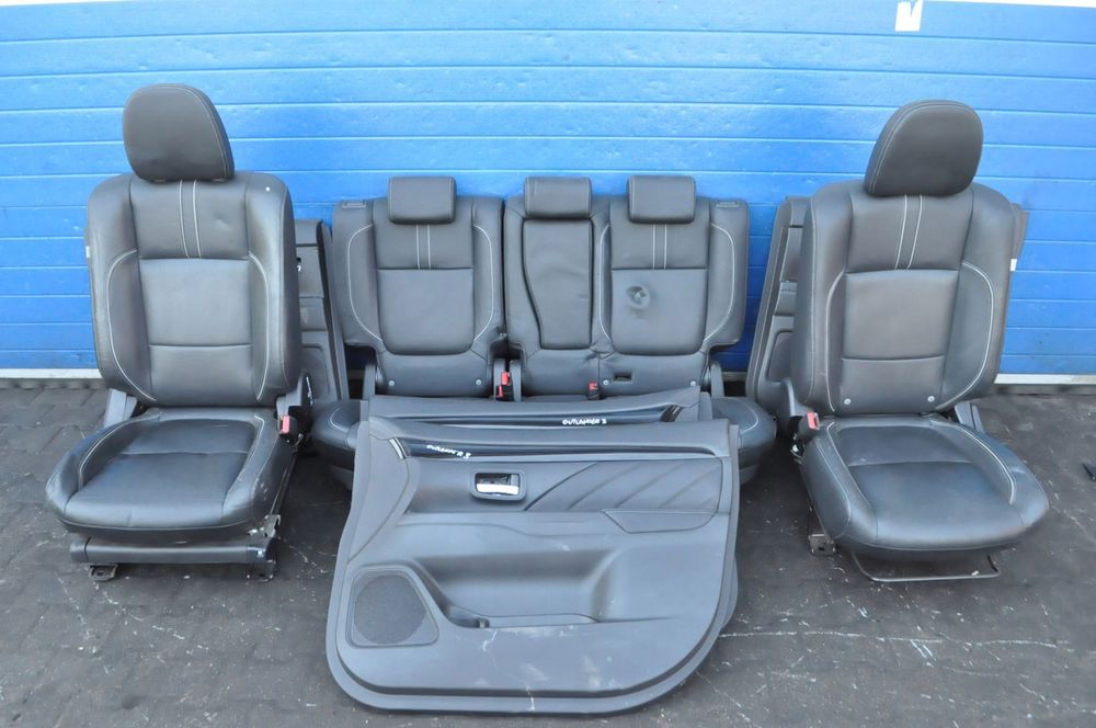 MITSUBISHI OUTLANDER III PRZEKŁADKA WNĘTRZA FOTELE KANAPA BOCZKI SKÓRA