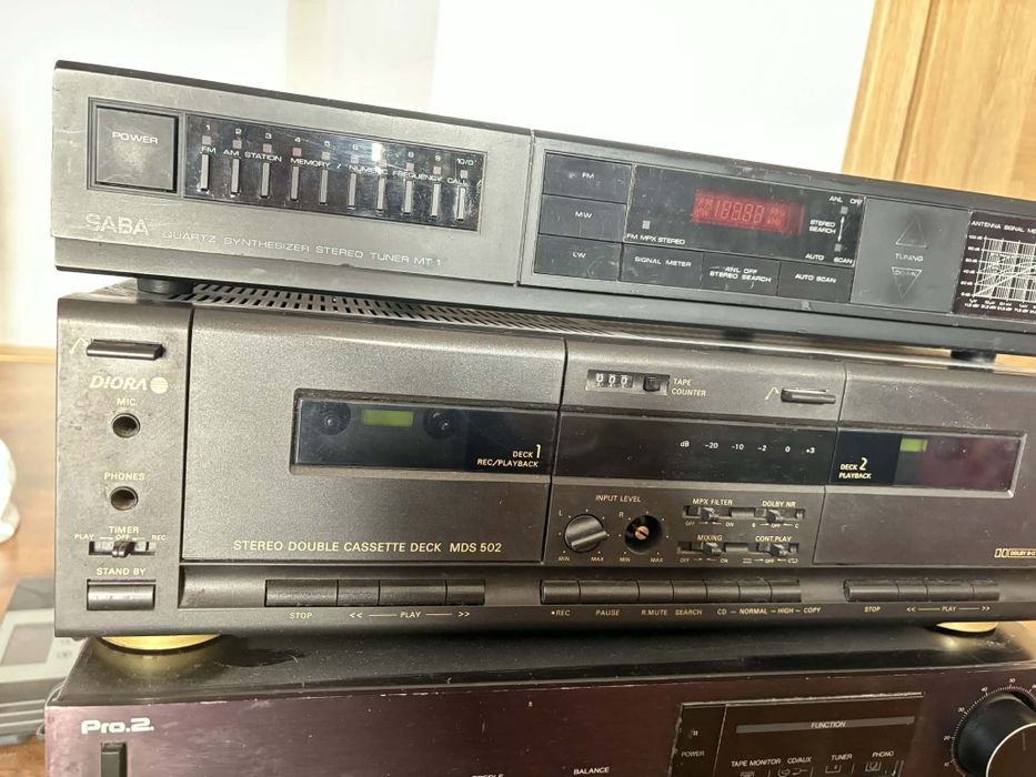 Sprzęt audio mix Diora Technics Saba Pro2
