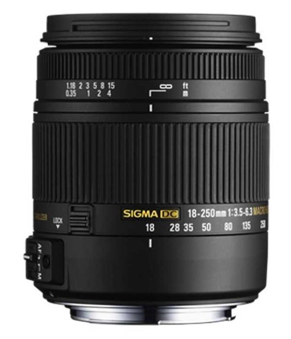 Lente F mount, Sigma 18-250mm 3.5-6.3 e Lente Tokina 11-20mm 2.8