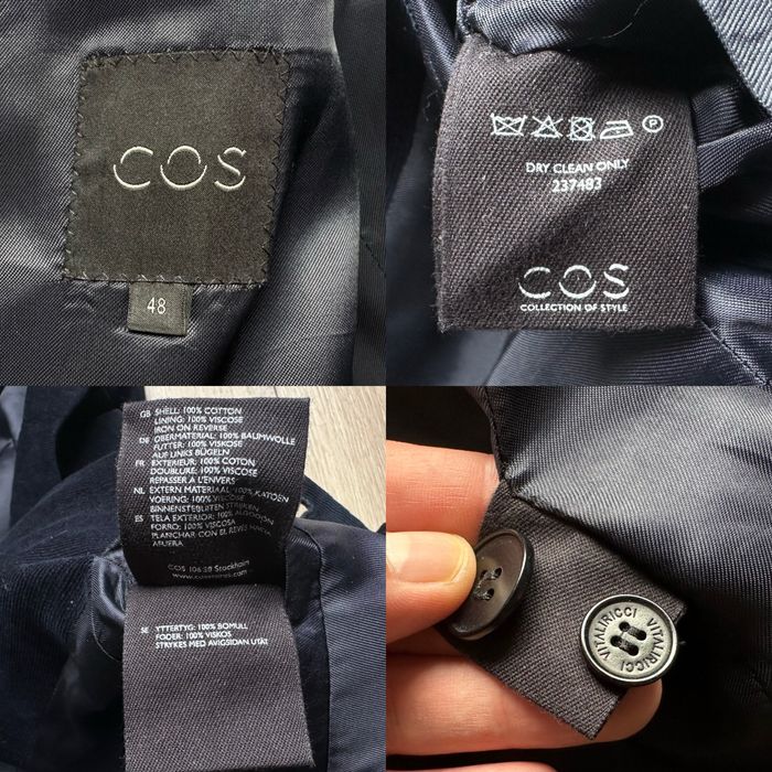 Вельветовий піджак жакет COS