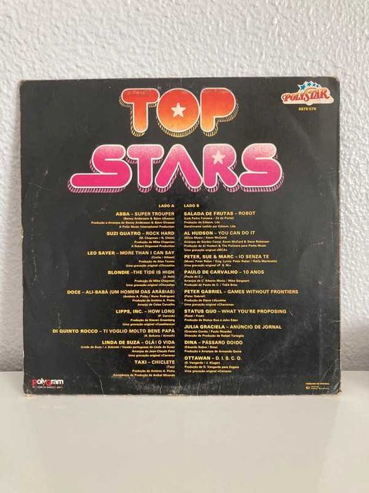 Vinil "Top Stars" de 1981