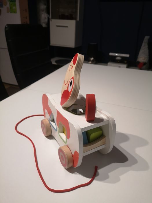 Zabawka piesek z klockami do wkładania