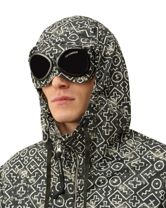 Куртка C.P. Company Flatt Nylon Inca Goggle Jacket Black