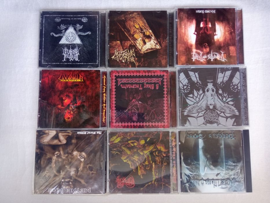 фирменные CD hard/heavy/death/black/grind ... A-J