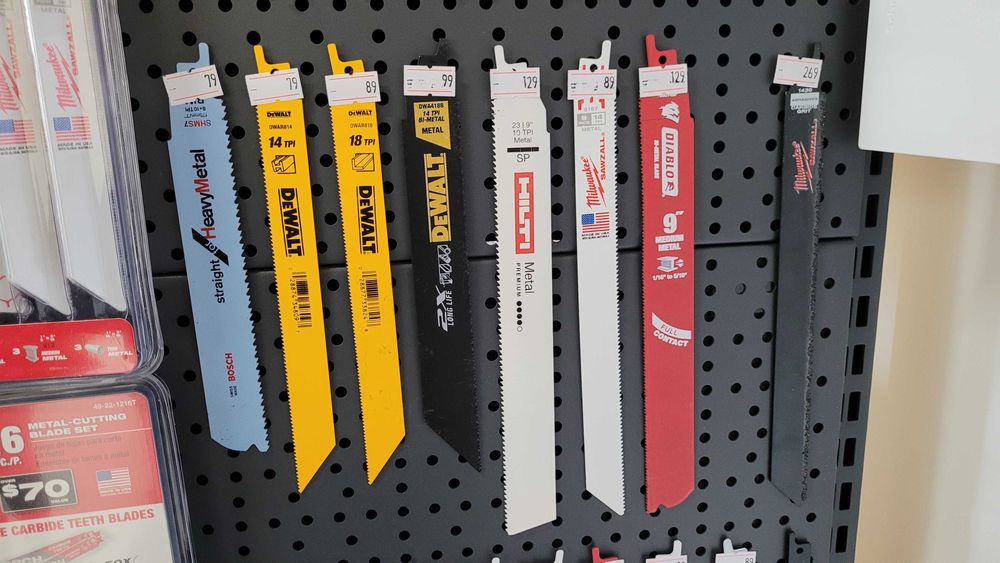 Найбільший вибір полотен, для будь-яких сабельних пил, в Україні