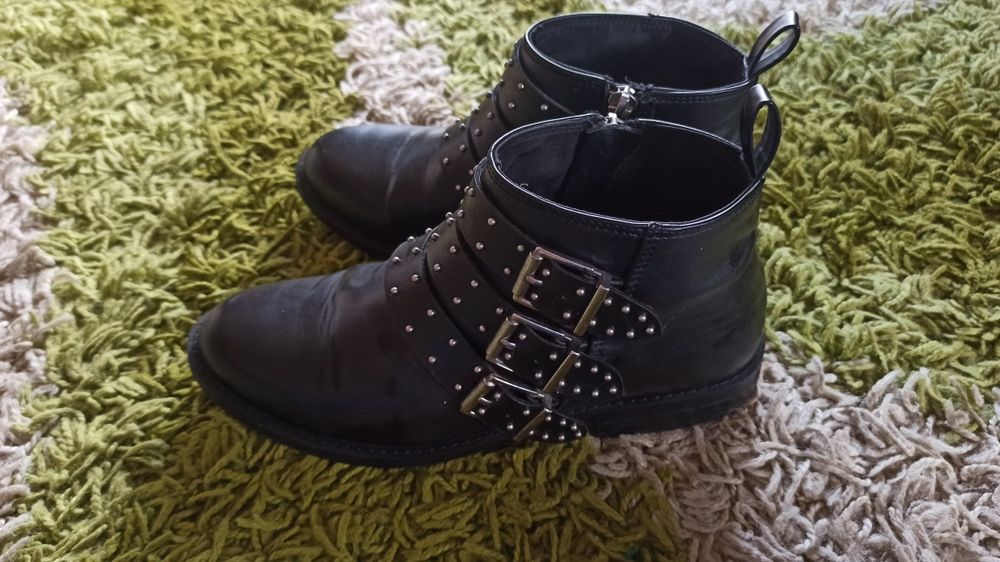 Botki H&M czarne