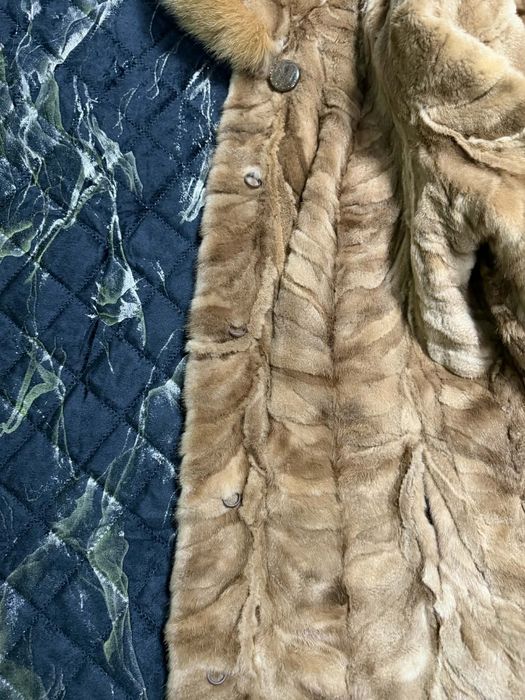Kurtka z norek, lis, stan idealny
