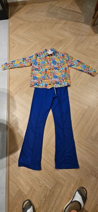 Przebranie dla męzczyzny xxl power flower,lata 70