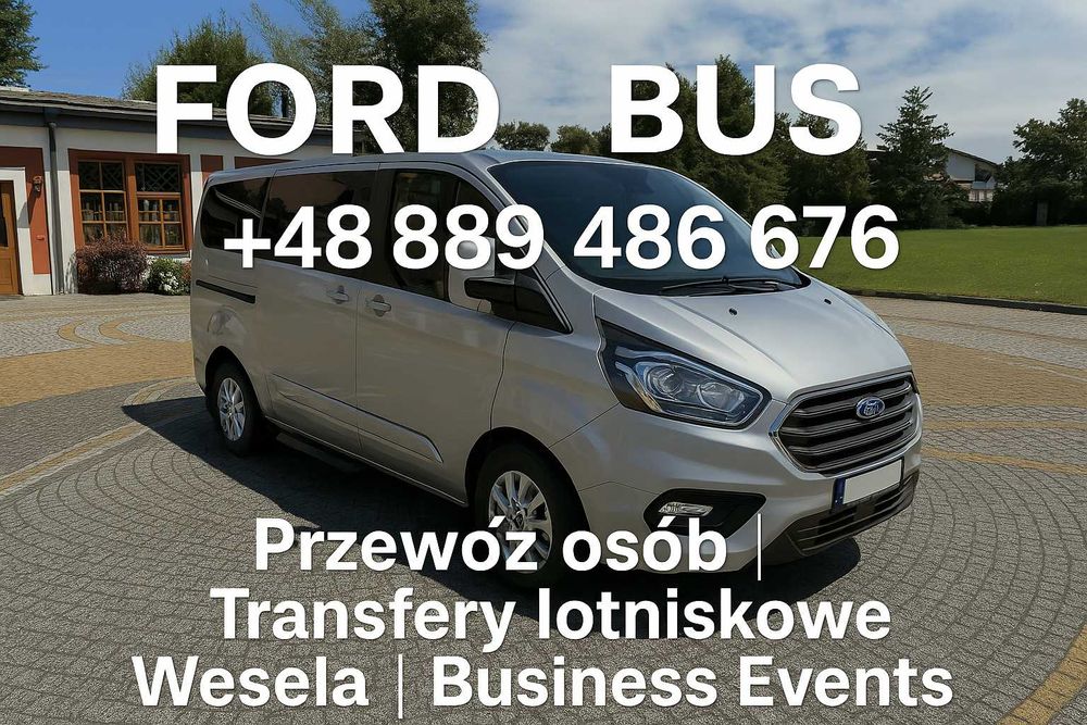 Licencjonowany przewóz osób bus, wesela, imprezy, wycieczki, transfery
