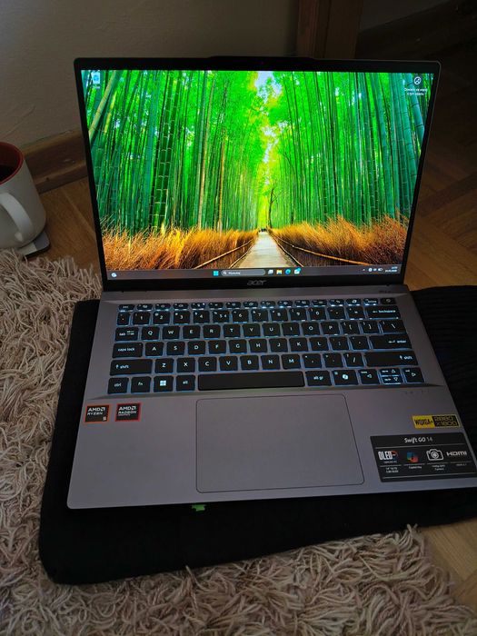laptop Acer Swift Go 14 OLED AMD  Ryzen 5 RAM 16 GB 512 GB SSD zamiana