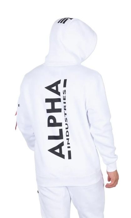 ALPHA Nowa,bawełniana biała bluza z metką,rozmiar L