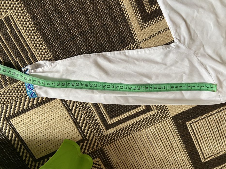 Вишиванка для хлопця синя і червона