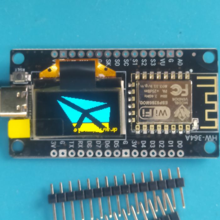 Мікроконтролер NodeMCU ESP8266 з OLED-дисплеєм