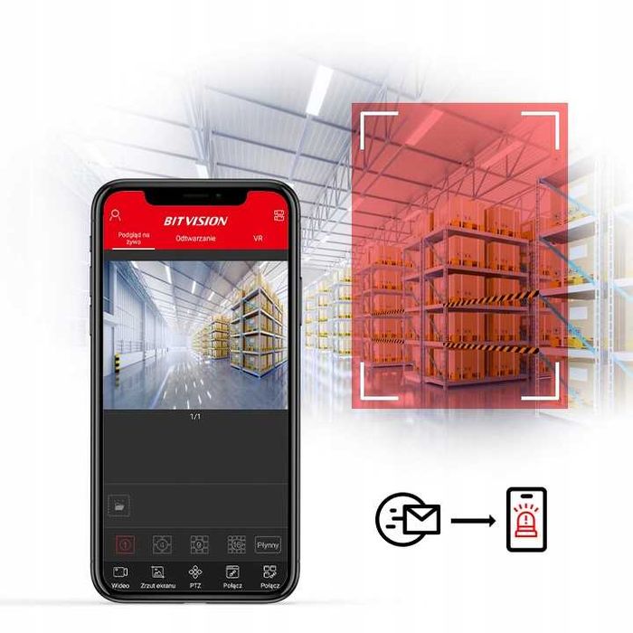 Kamera IP POE wewnętrzna 4MPx 4MP detekcja 20m IR 2.8mm Kopułowa ONVIF