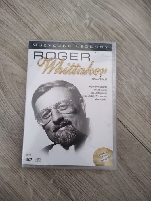 Muzyczne legendy Roger Whittaker DVD, dodatkowo płyta audio CD, nowa