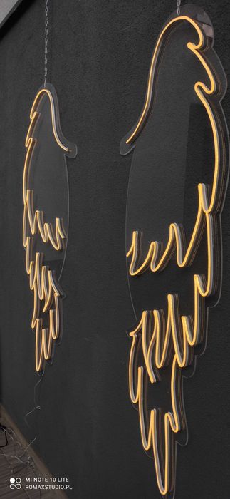 Neon, skrzydła anioła , ledon,