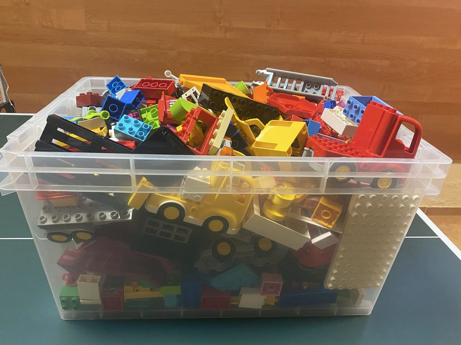 Lego Duplo mix Mega DUŻA PAKA klocków o pojemności 68 litrów