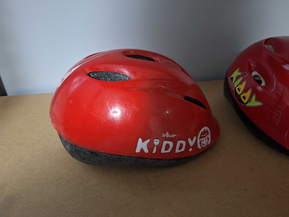 2 x Dziecięcy kask rowerowy
