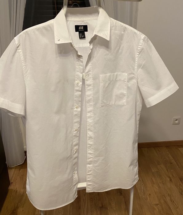 H&M koszula biała młodzieżowa