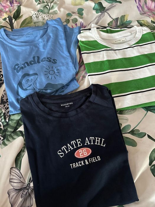 Ubrania 164 spodenki t-shirty 6 sztuk