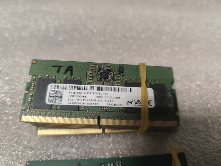 3200ГРН ОЗУ пам"ять для міні-ПК So-Dimm DDR5 4Gb 5600 Hynix / Micron