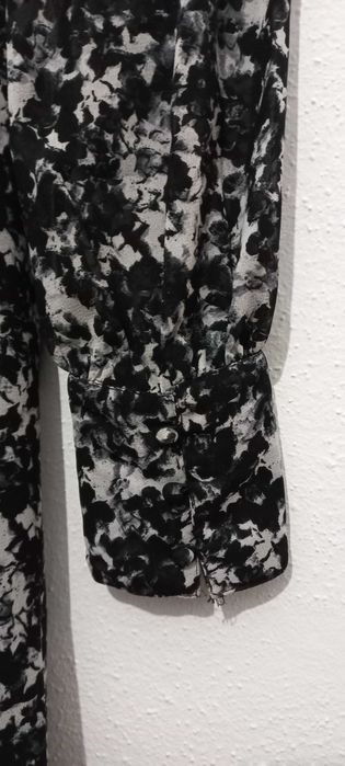 Vestido estampado preto e branco da Tiffosi - novo!