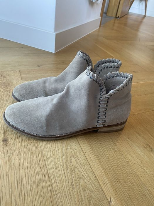 Zara botki bezowe 38