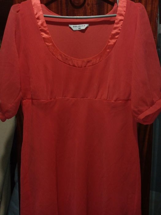 Красное платье женское лёгкое