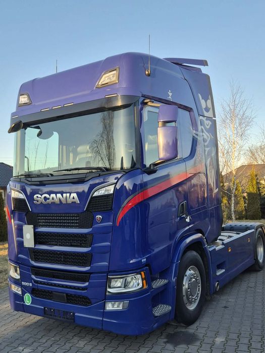 Scania 500S  500S serwis Niemcy nowy model skrzyni pneumatyka 59000 euro