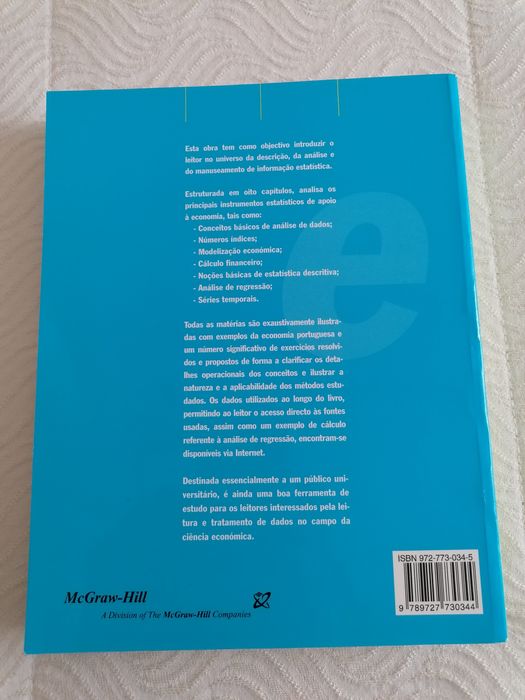 Livro Instrumentos estatísticos de apoio à economia