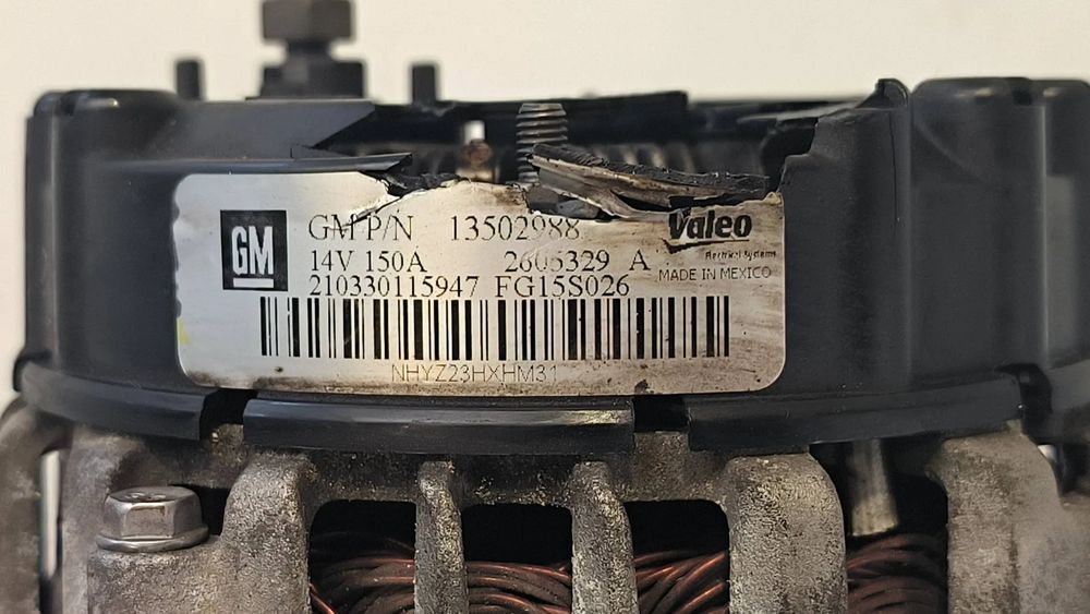 alternator 2605329a chevrolet camaro coupe rs 3.6 v6 2011
