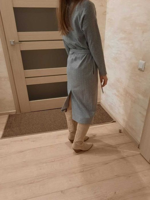 Платье S-M зимнее для офиса (сукня)