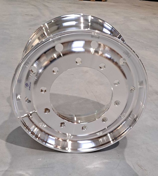 Felga aluminiowa POMLEAD 22,5x11,75 ET120 Diamond Cut otw. 26mm